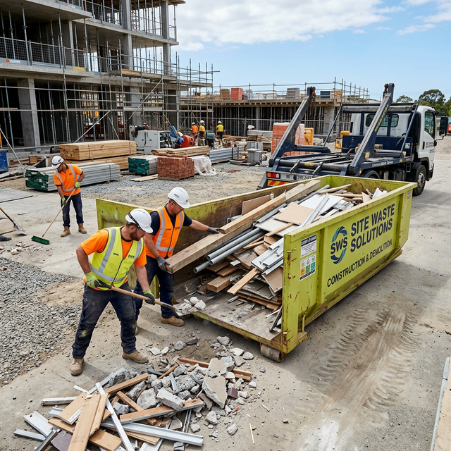 Évacuation de déchets